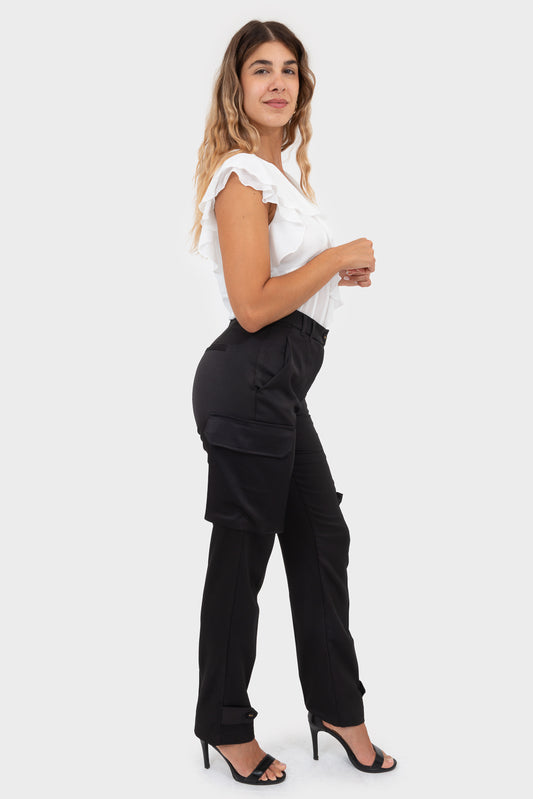 Pantalone Nero OPIUM Milano - OPM-PN-402/DANT