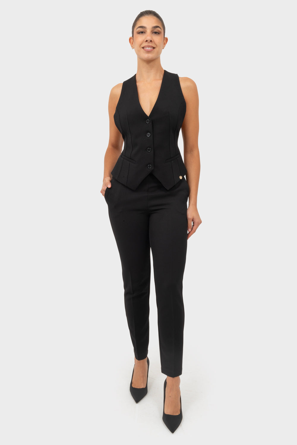 Pantalone Nero OPIUM Milano