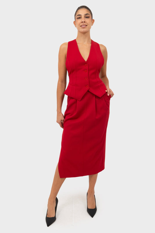 Gonna Red valentine OPIUM Milano - OPM-GN-407/STUP