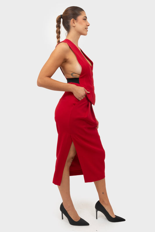 Gonna Red valentine OPIUM Milano - OPM-GN-407/STUP