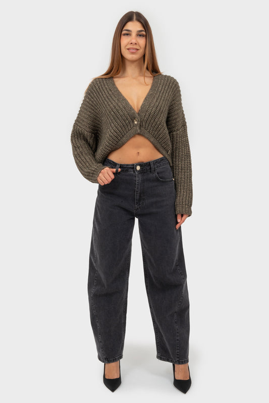 Jeans Grigio scuro OPIUM Milano - DFN-JN-8086