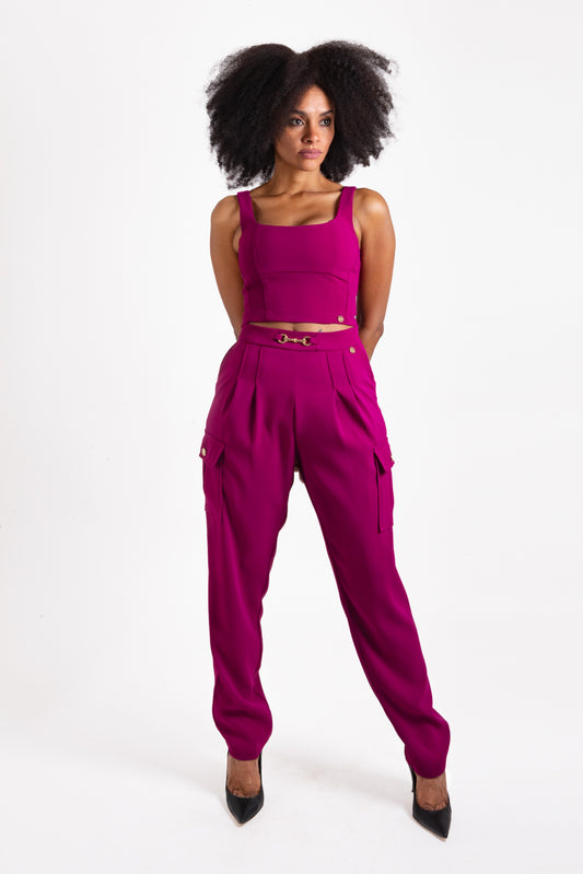 Pantalone Magenta OPIUM Milano - OPM-PN-380/EN55