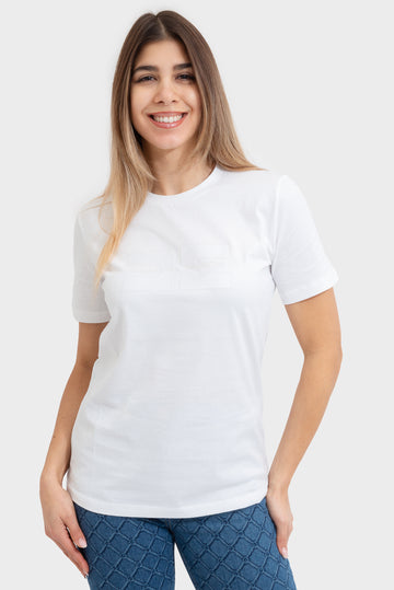 T-shirt Gesso Elisabetta Franchi - MA00251E2