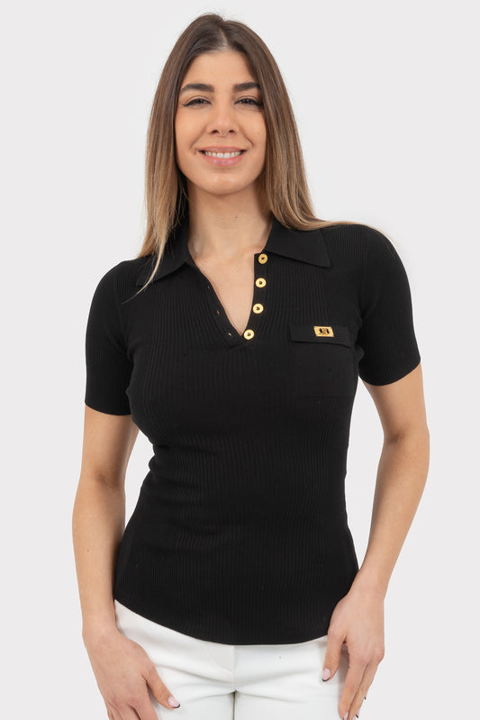 Maglia Nero Elisabetta Franchi - MK63B51E2