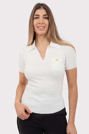 Maglia Avorio Elisabetta Franchi - MK63B51E2