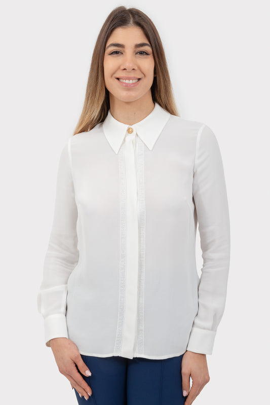 Camicia Avorio Elisabetta Franchi - CA05451E2