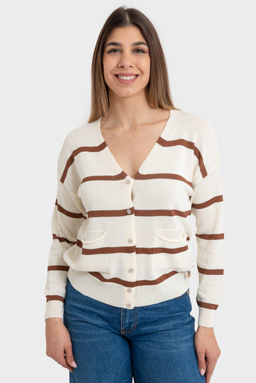 Cardigan Panna moka OPIUM Milano - VCV-MG-IT2558