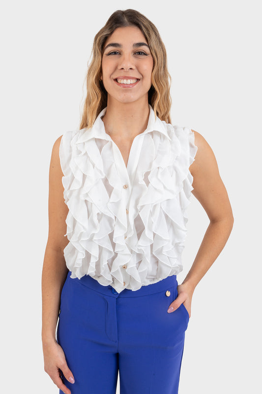 Camicia Bianco OPIUM Milano - OPM-CM-182/GEO