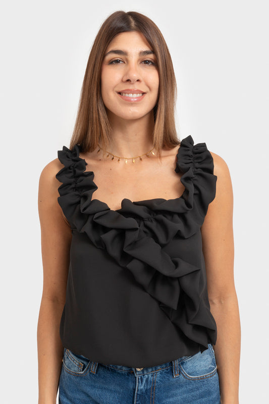 Top Nero OPIUM Milano - OPM-TP-657/G20