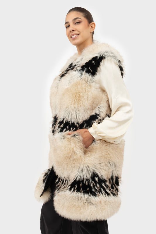 Gilet Off white MANILA GRACE - W5J-E004PU