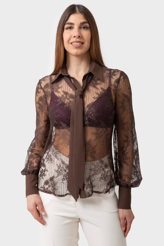 Camicia Mocha mousse OPIUM Milano