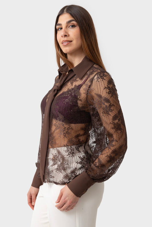 Camicia Mocha mousse OPIUM Milano