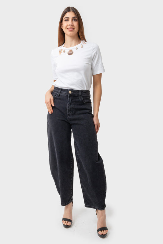 Jeans Nero OPIUM Milano