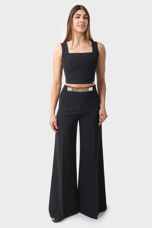 Pantalone Nero OPIUM Milano