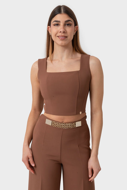 Top Caramello OPIUM Milano