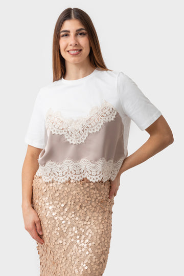 T-shirt Bianco PHILIA LOFT