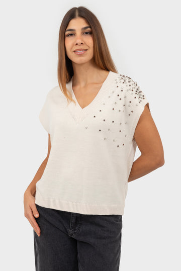 Gilet Panna PHILIA LOFT - L01O0169