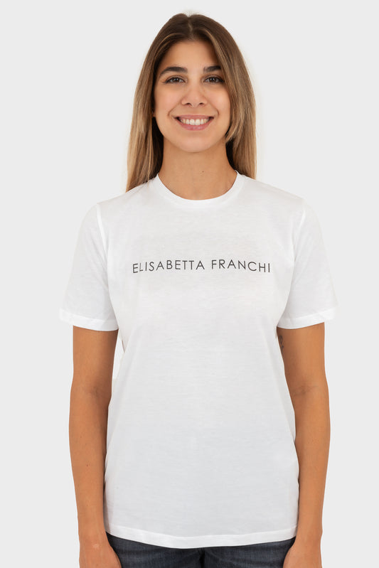 T-shirt Gesso Elisabetta Franchi - MA00346E2