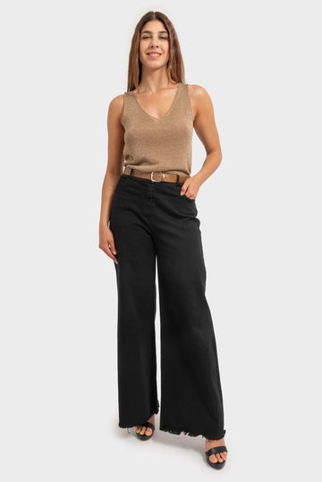 Pantalone Nero TENSIONE IN - PA3893PE25CAMP