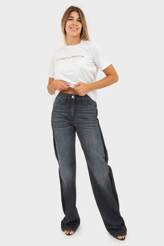 Jeans Black denim Elisabetta Franchi - PJ76I46E2