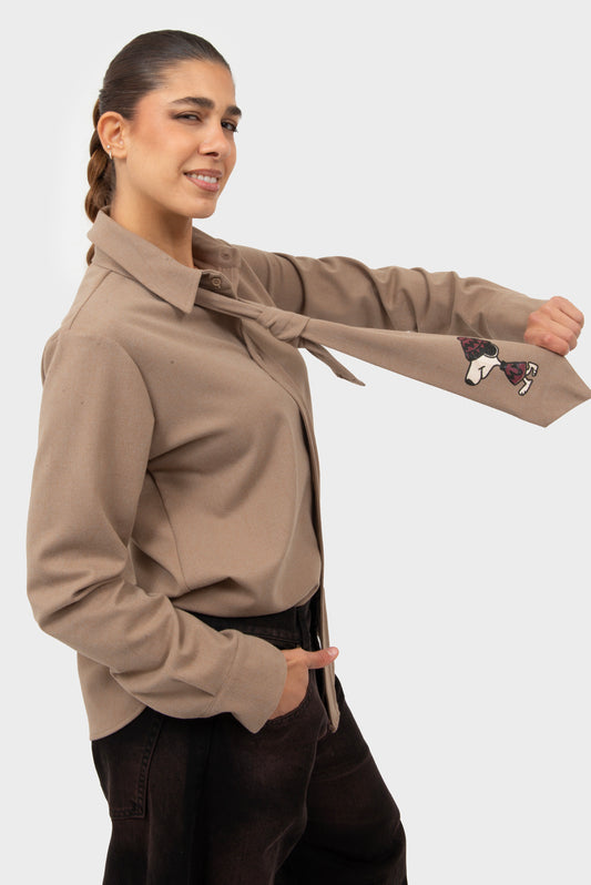 Camicia Tortora SoUVENIR - S38M1281