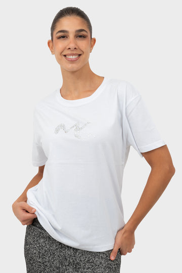 T-shirt Bianco MANILA GRACE - W5J-T060CU
