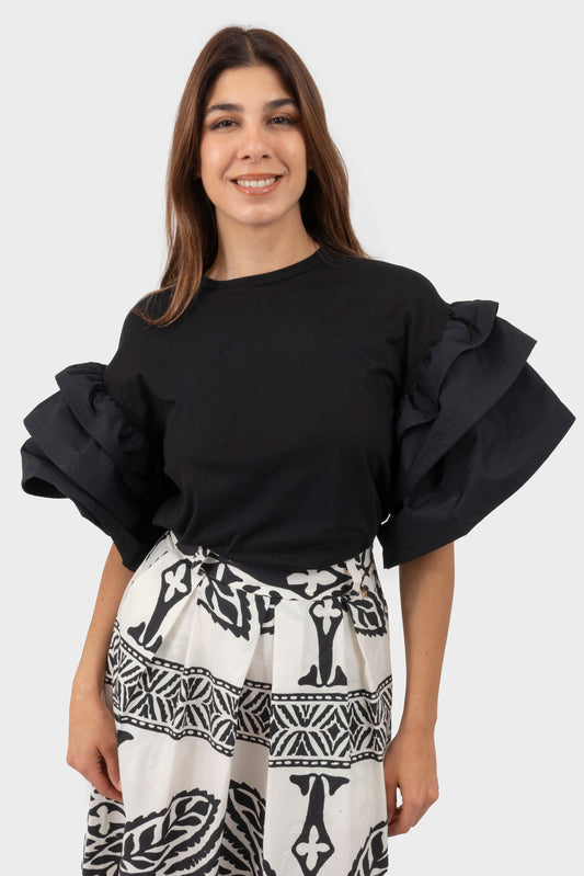 T-shirt Nero SoUVENIR - M37F1407