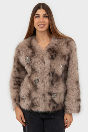 Pelliccia Brown LE VOLIERE - WW25C0398