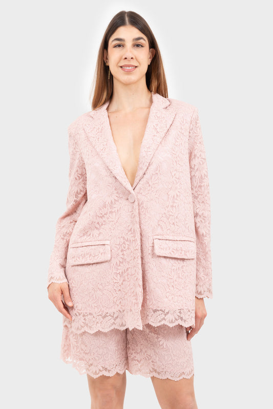 Set Giacca e Bermuda Rosa Souvenir