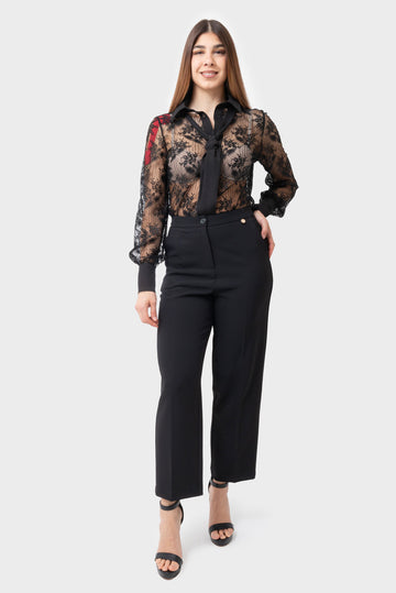 Pantalone Nero OPIUM Milano