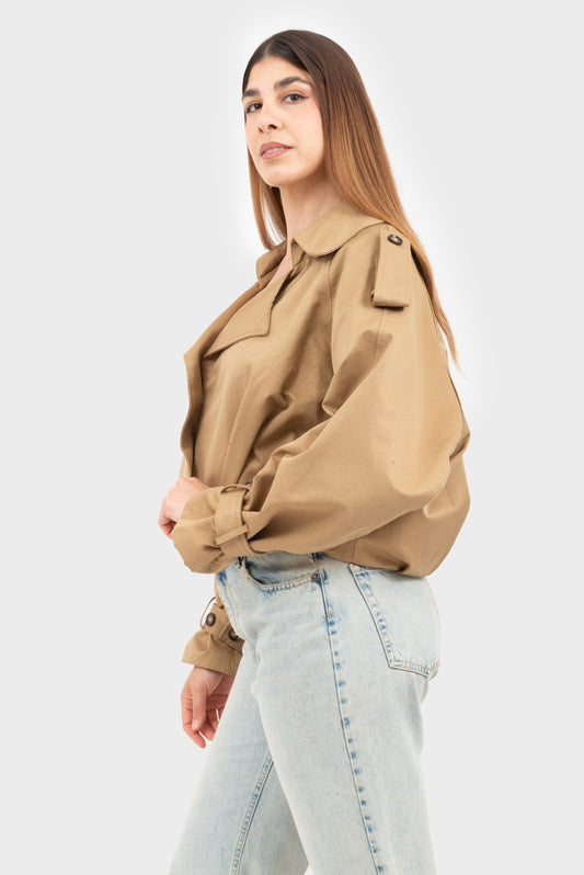 Trench Cammello TENSIONE IN